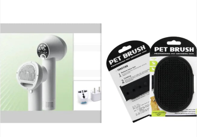 Smart Pet Hair Dryer – All-in-One Dry & Brush Tool