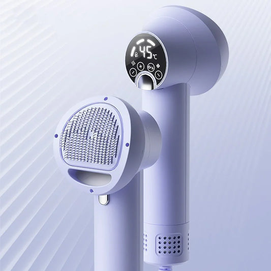 Smart Pet Hair Dryer – All-in-One Dry & Brush Tool
