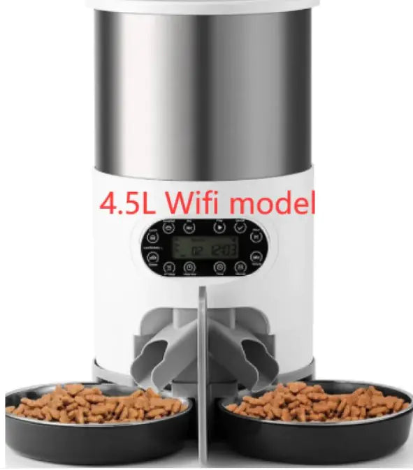 Automatic Dual Meal Pet Feeder – Smart Feeding System for Dogs & Cats