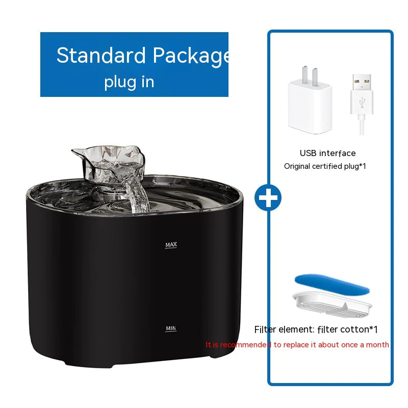 AquaFlow™ Smart Pet Water Fountain – 2.2L Circulating Hydration System