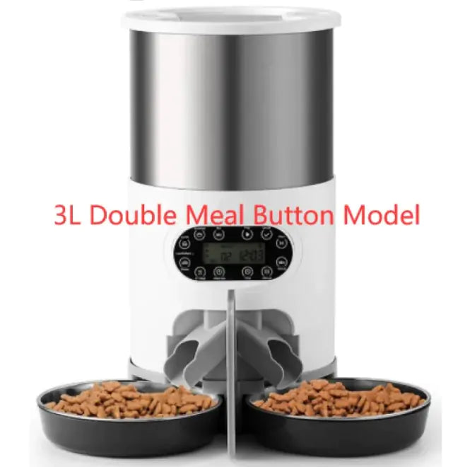 Automatic Dual Meal Pet Feeder – Smart Feeding System for Dogs & Cats