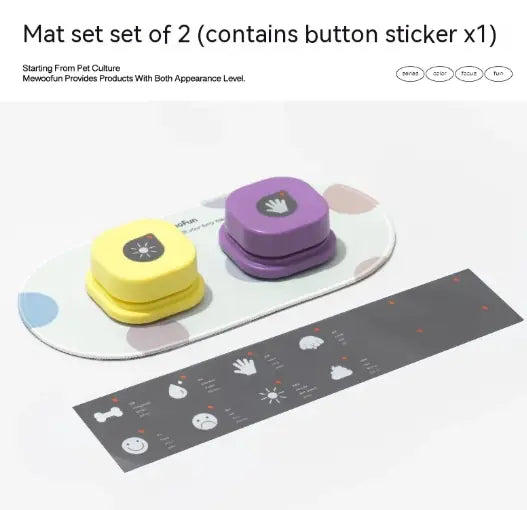 PawComm™ Recordable Pet Talking Buttons