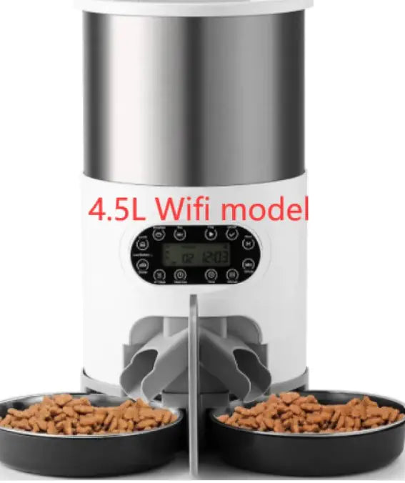 Automatic Dual Meal Pet Feeder – Smart Feeding System for Dogs & Cats