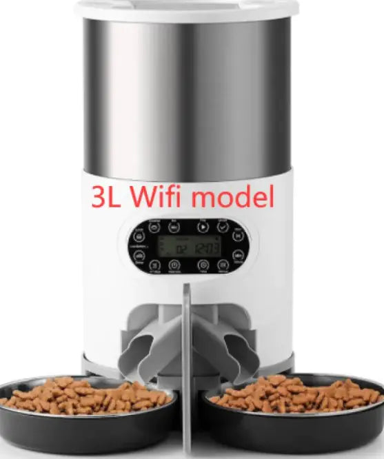 Automatic Dual Meal Pet Feeder – Smart Feeding System for Dogs & Cats