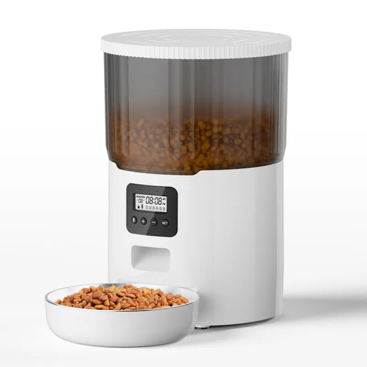 Smart 4L Automatic Pet Feeder (WiFi & Button Models)