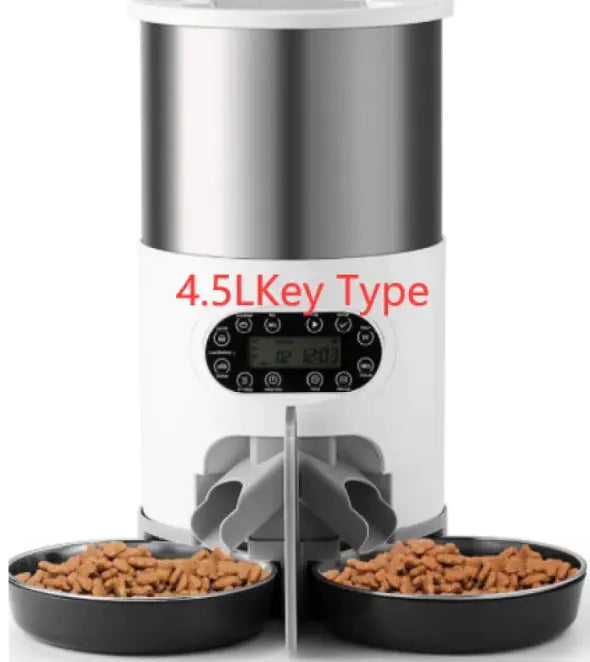 Automatic Dual Meal Pet Feeder – Smart Feeding System for Dogs & Cats